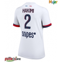 Camiseta Paris Saint-Germain Achraf Hakimi #2 Visitante Equipación para mujer 2025-26 manga corta